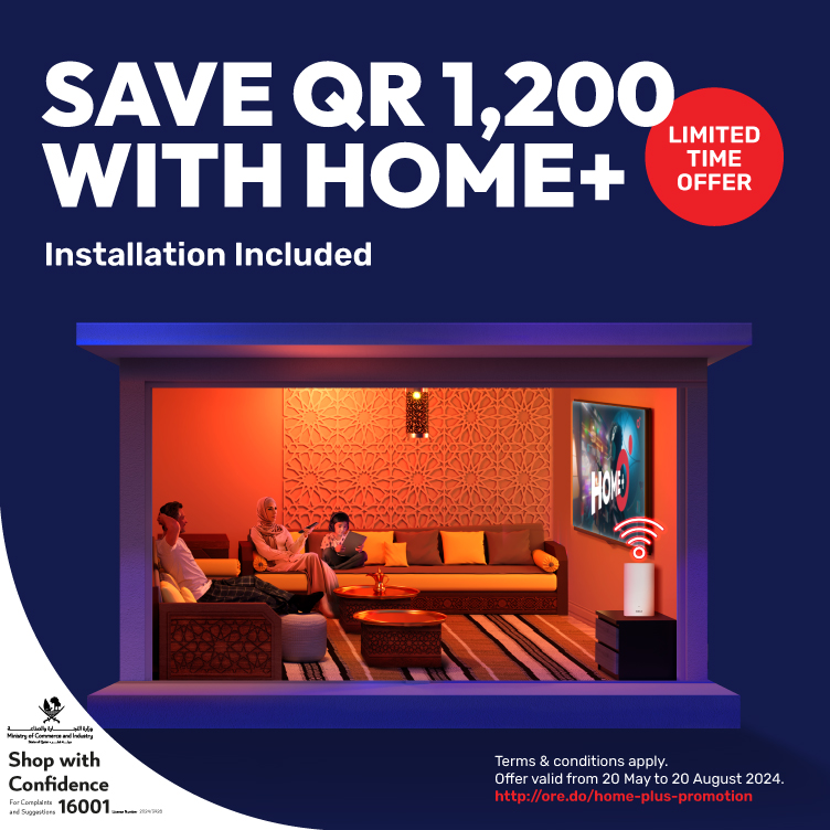 Stay cool with no installation fee and reduced pricing, saving you over QR 1,200!