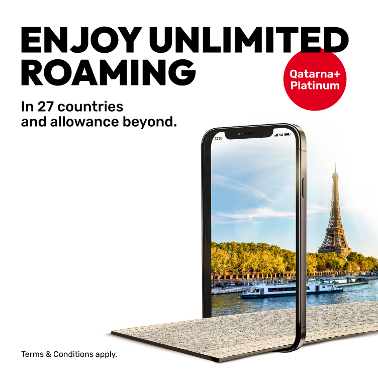Enjoy unlimited roaming in 27 countries and allowance beyond