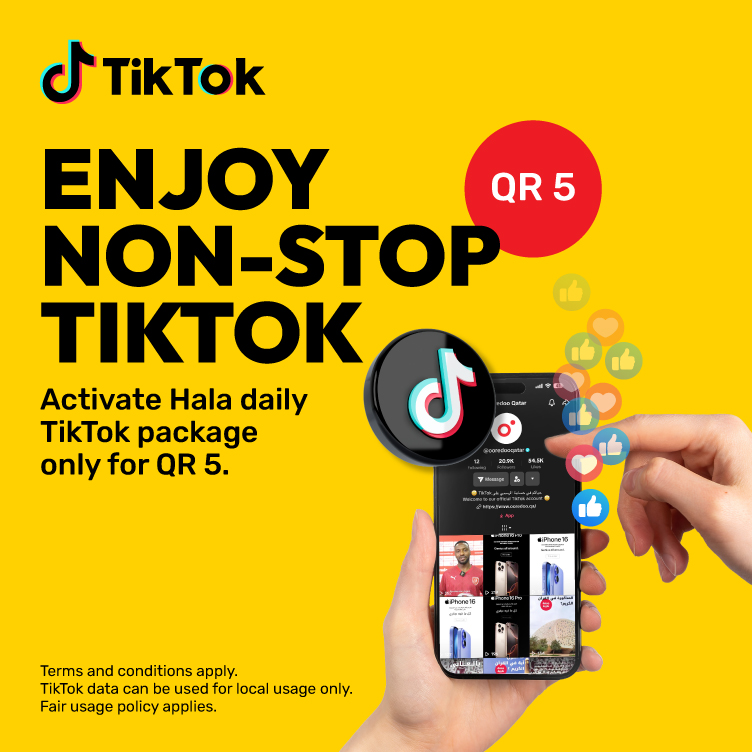 Enjoy Uninterrupted TikTok with Ooredoo’s New Daily TikTok Bundle