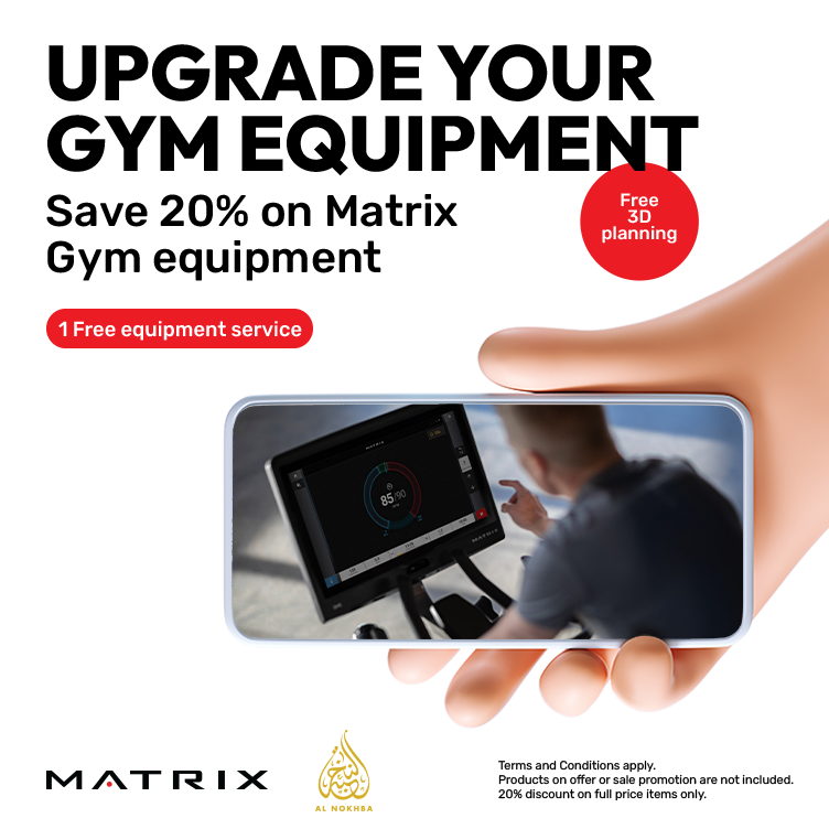 Upgrade your workout with Al Nokhba and Matrix Gym Equipment